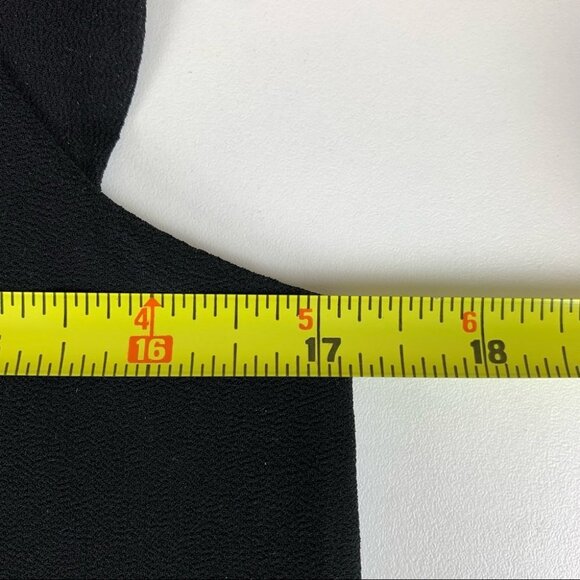 NAKED Zebra Black Sleeveless Tank Top with Scallop capped Sleeves Size small - Picture 5 of 10